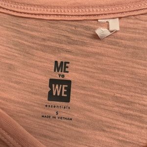 Pink criss cross tshirt